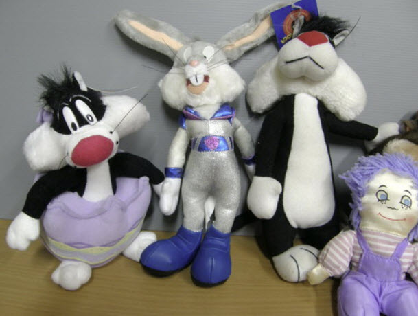 ตุ๊กตาชุดตัวการ์ตูนหลัก 5 ตัว Looney Tunes ขนาด 8-11 นิ้ว