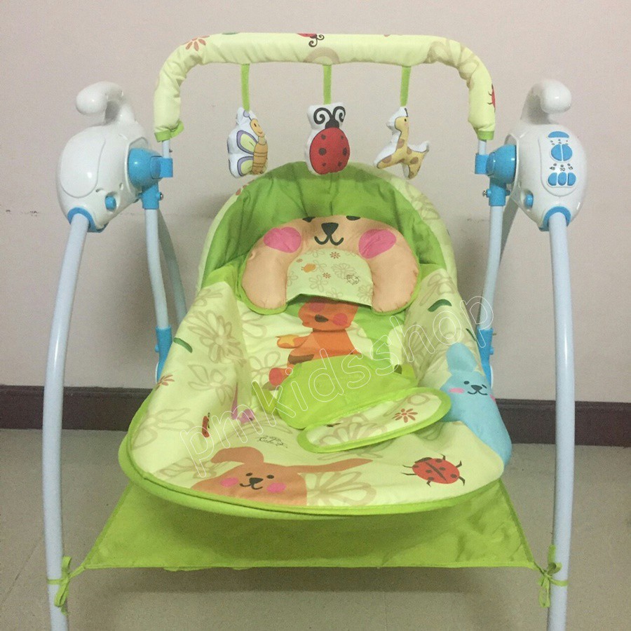 เปลไกวไฟฟ้า เปลไกวอัตโนมัติ พกพาได้ รุ่น baby cradle