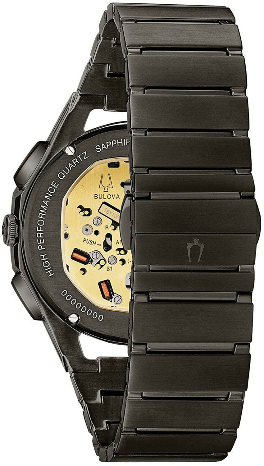 Bulova 98A206 นาฬิาผู้ชาย CURV Chronograph Quartz Men's Watch