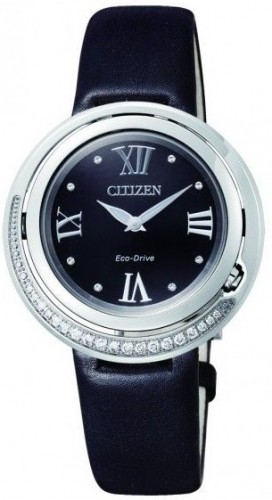 Citizen EX1120-02E นาฬิกาข้อมือผู้หญิง Eco-Drive Genuine Diamonds Japan Made Women's Watch