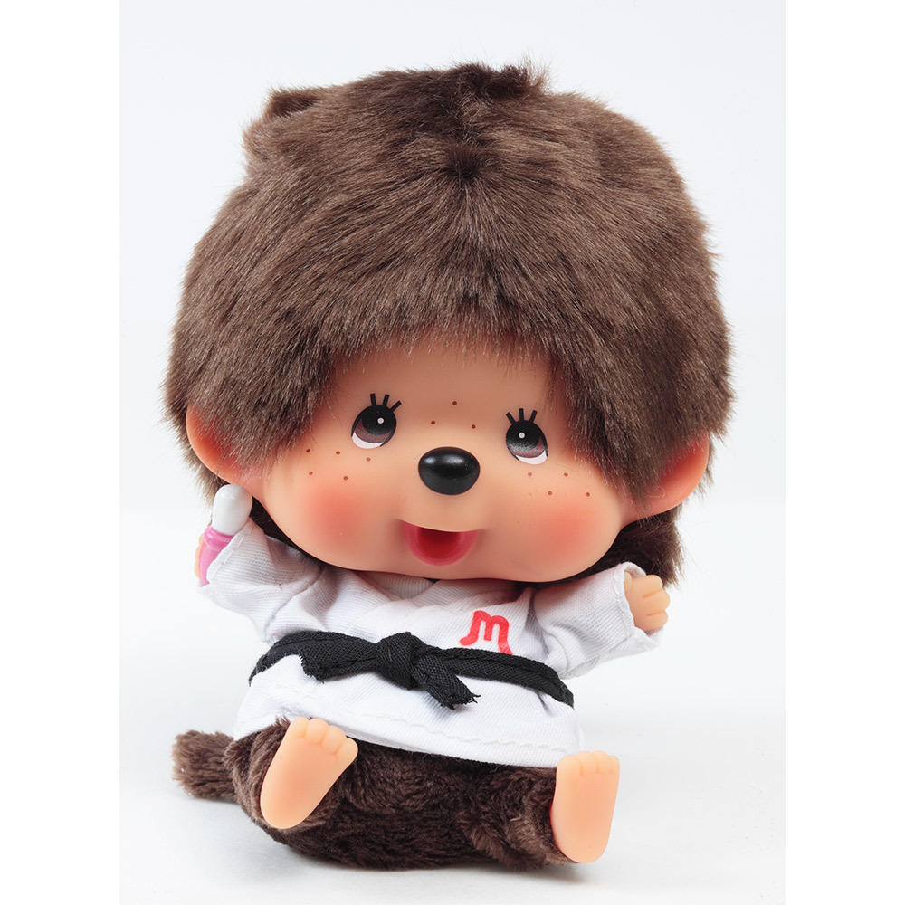 [PRE-ORDER] ตุ๊กตา ม่อนชิชิ นักยูโด Size 12 cm ม่อนชิชิคุง Monchhichi Let's Sports Judo Boy นำเข้าจากญี่ปุ่น レッツ！スポーツモンチッチ 柔道 男の子