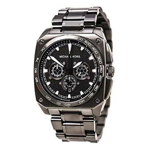 Michael kors men watch Mk8392 42x43 mm square face black