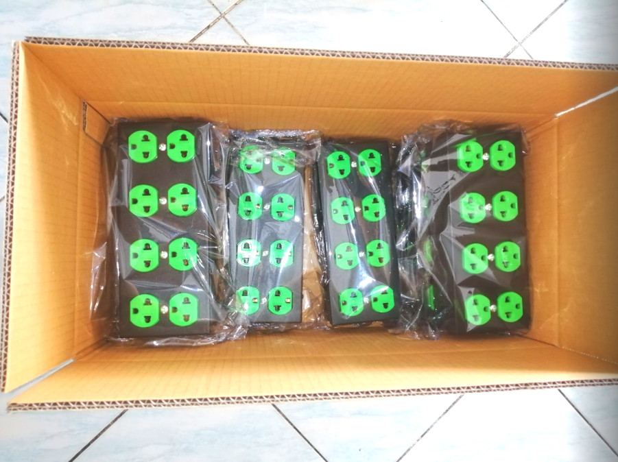 TECHCRON กล่องปลั๊ก รวมสาย 10เมตร