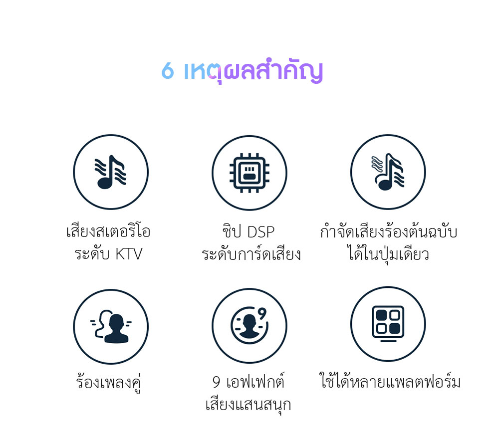 Xiaomi Karaoke Microphone - ไมค์คาราโอเกะเสี่ยวหมี่