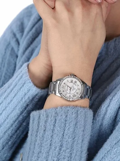 Bulova 96R232 นาฬิกาผู้หญิง Marine Star Quartz Diamonds Women's Watch