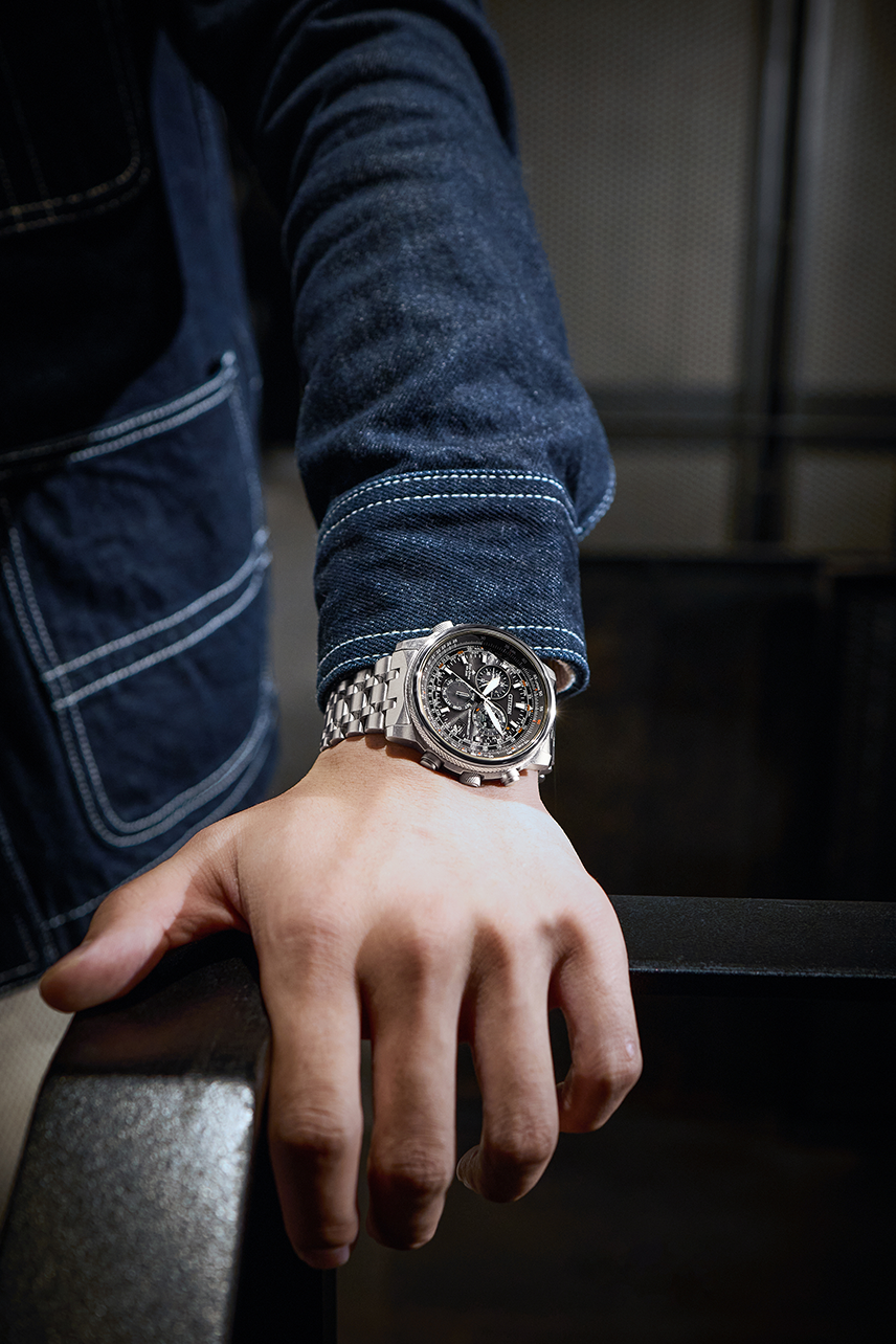 Citizen CB5861-59E นาฬิกาผู้ชาย Promaster Sky Perpetual Eco-Drive Men's Watch