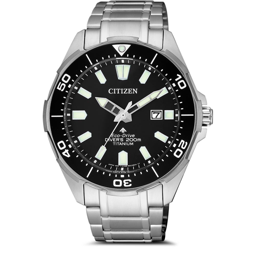 Citizen BN0200-81E นาฬิกาผู้ชาย Eco-Drive Promaster Marine Titanium Diver 200m Men's Watch