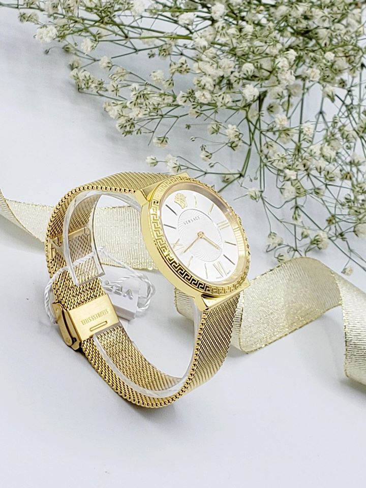 Versace VEVE00519 นาฬิกาผู้หญิง Glamour Quartz Swiss Made Women's Watch