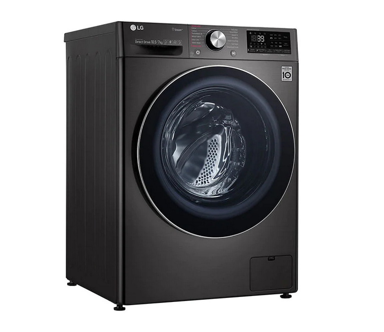 [ผ่อน0% 10ด] LG เครื่องซักผ้า/อบผ้าฝาหน้า (10.5/7 kg) รุ่น FV1450H2B.ABLPETH (ชลบุรี ส่งฟรี)