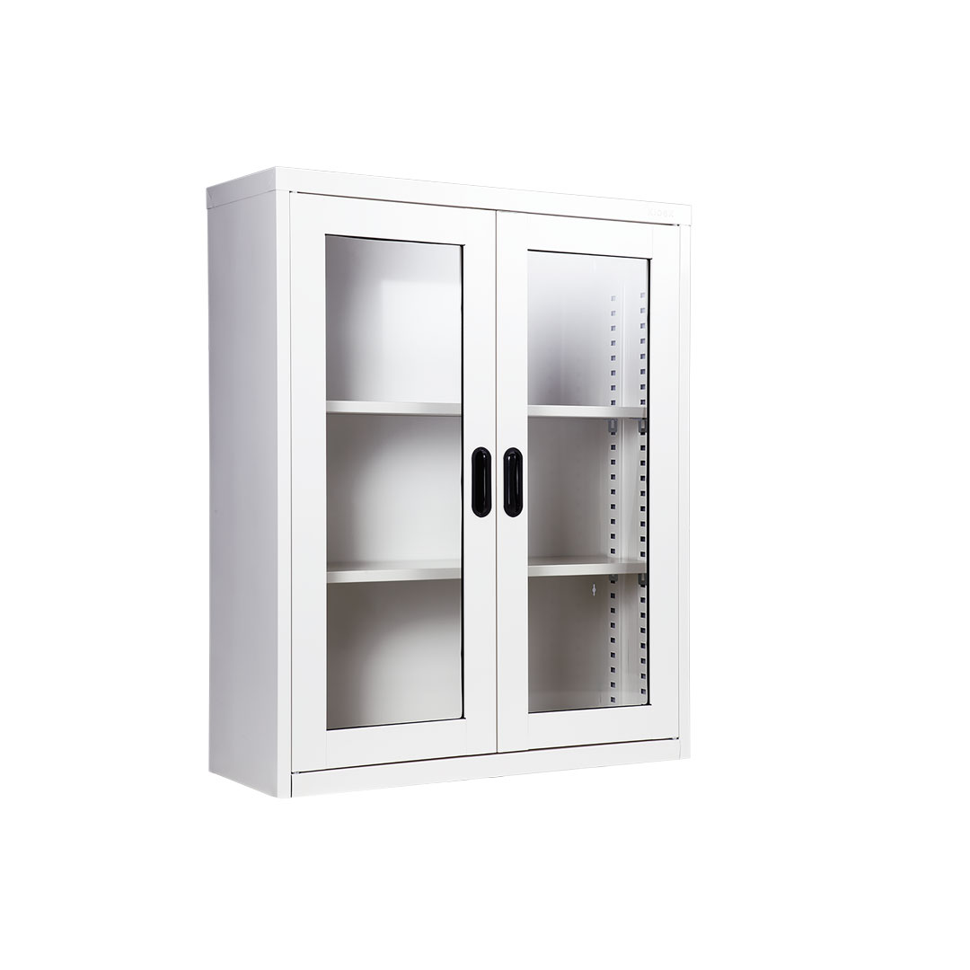 ตู้หนังสือสองบานเปิดกระจกเตี้ยKIOSK