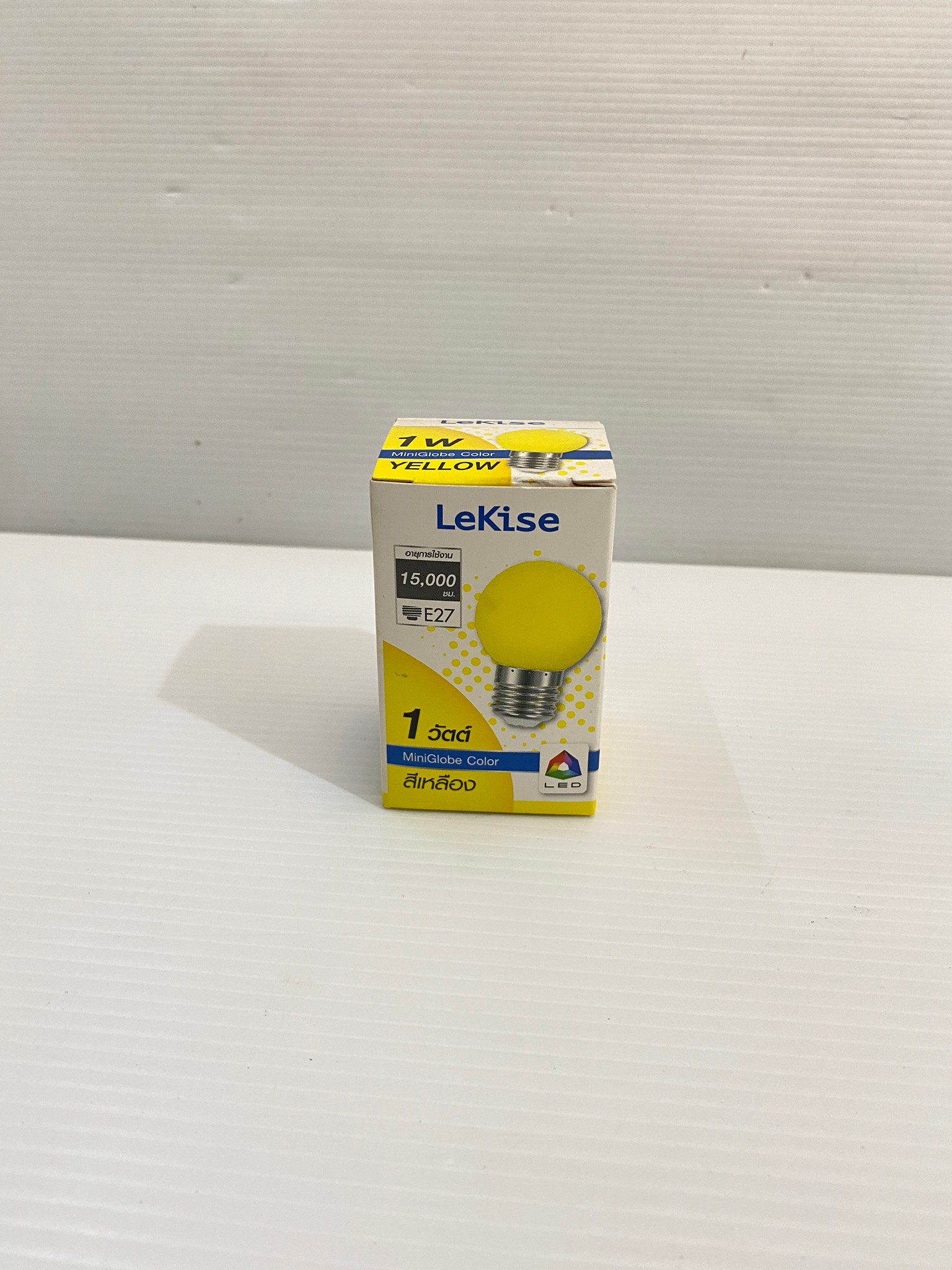 LEKISE หลอดปิงปองสี LED 1W E27 สีเขียว สีแดง สีน้ำเงิน สีเหลือง 220 -240V ( Miniglobe color ) หลอดไฟ แอลอีดี สี
