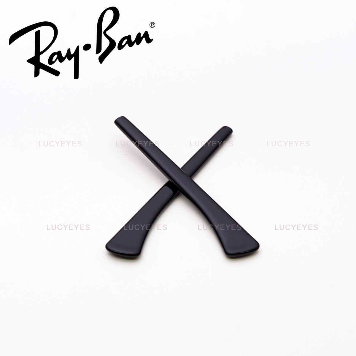 ยางหุ้มขาแว่นกันแดด RAYBAN RB3607 แท้ 100% (สีดำ)