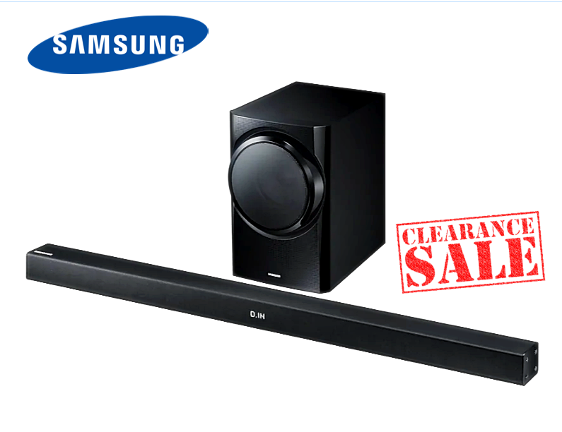 SAMSUNG ซาวด์บาร์ Sound Bar 150 วัตต์ 2.1 CH รุ่น HW-K350/XT (ชลบุรี ส่งฟรี)