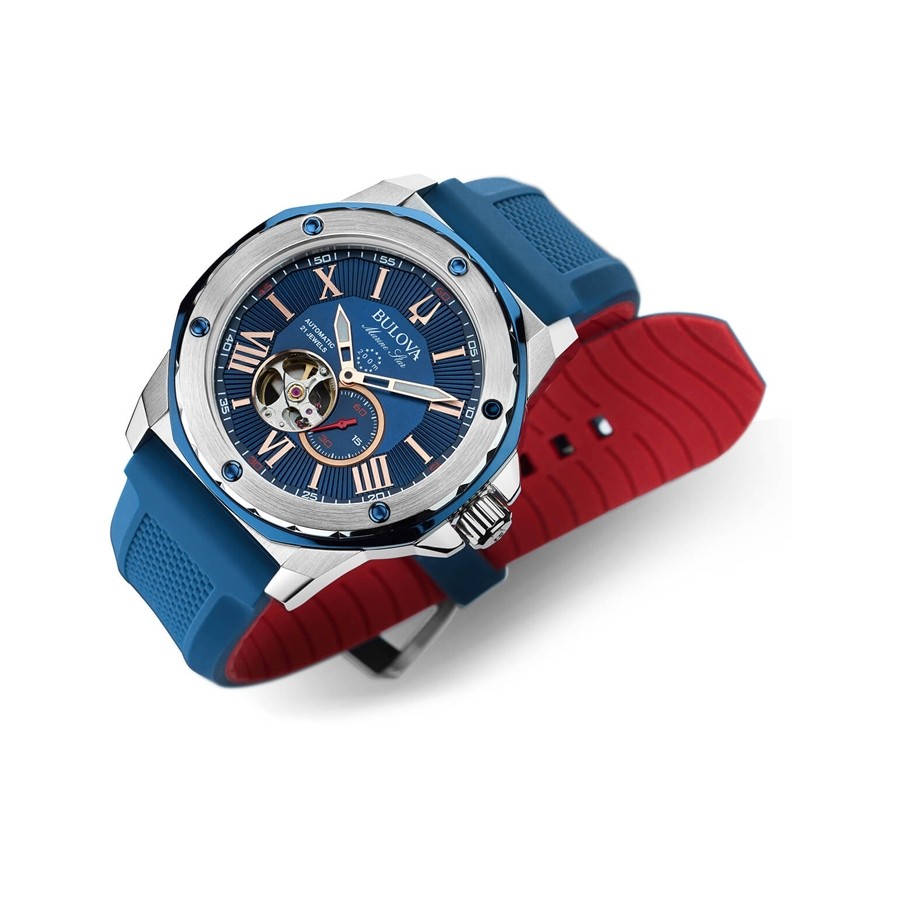 Bulova 98A282 นาฬิกาผู้ชาย Marine Star Automatic Men's Watch