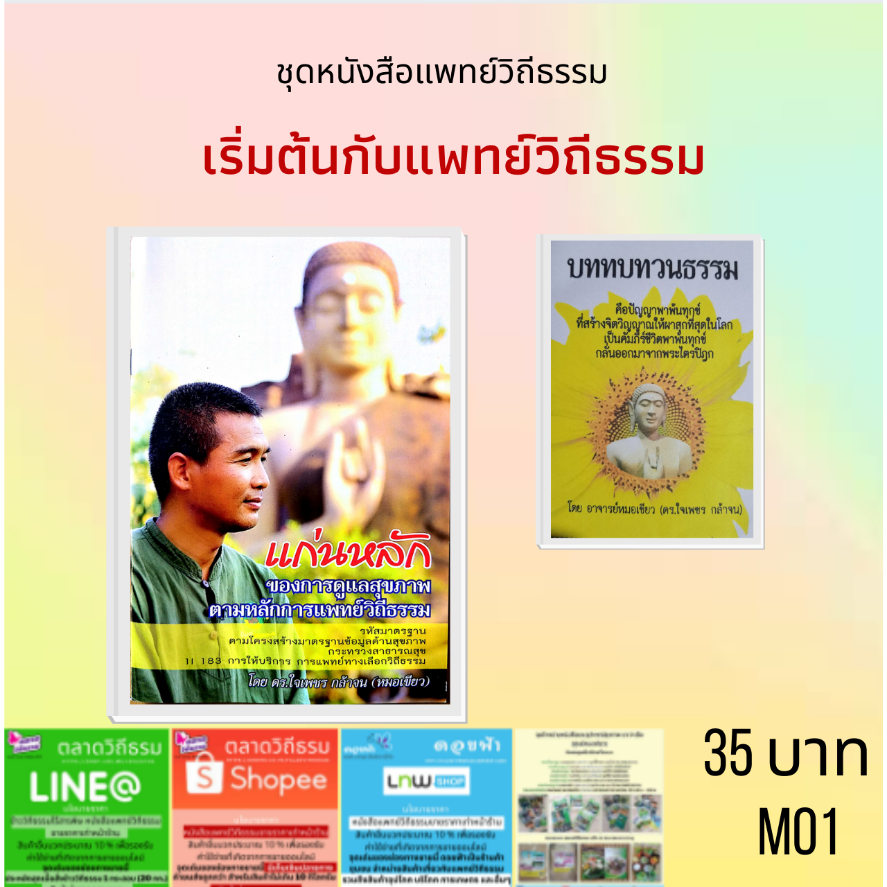 ชุดหนังสือเริ่มต้นกับแพทย์วิถีธรรม (หมอเขียว)