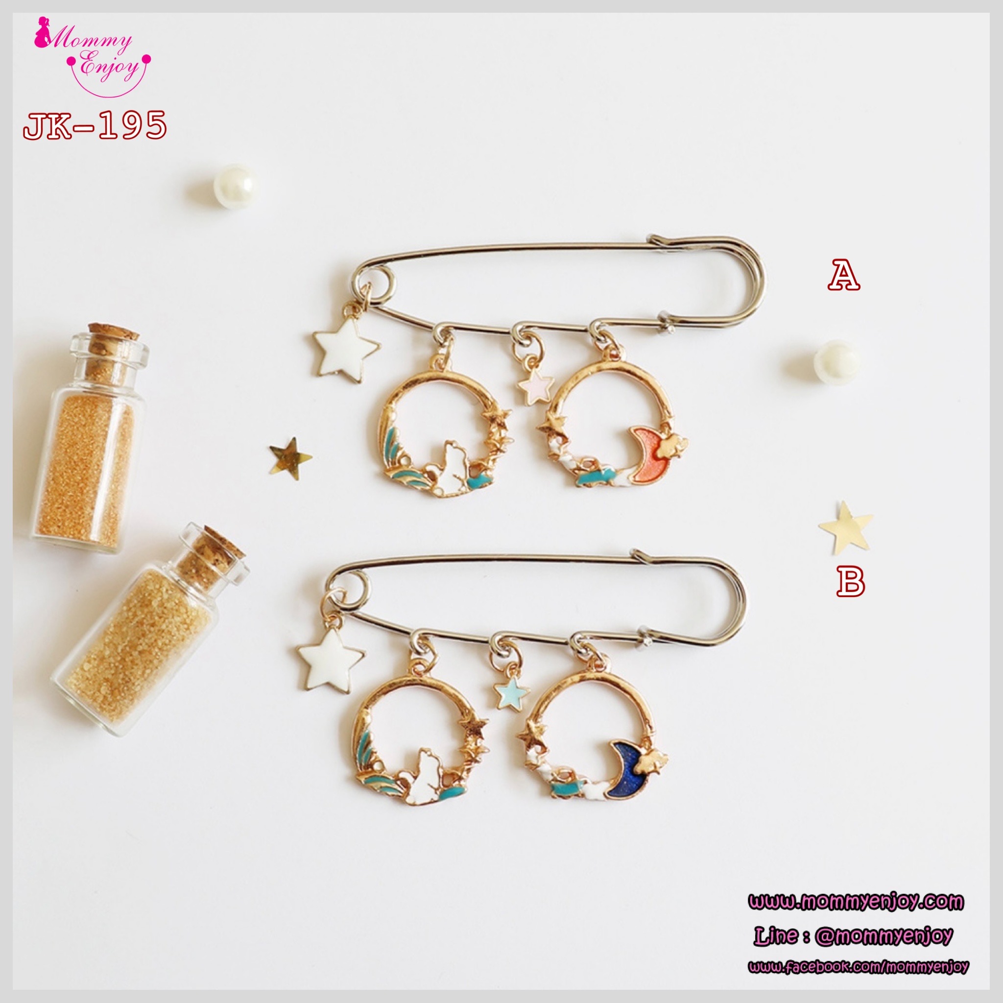 เข็มกลัดติดชุด ติดเพื่อความสวย หรือติดเพื่อความเชื่อสวยลงตัว เซตพรีเมี่ยม