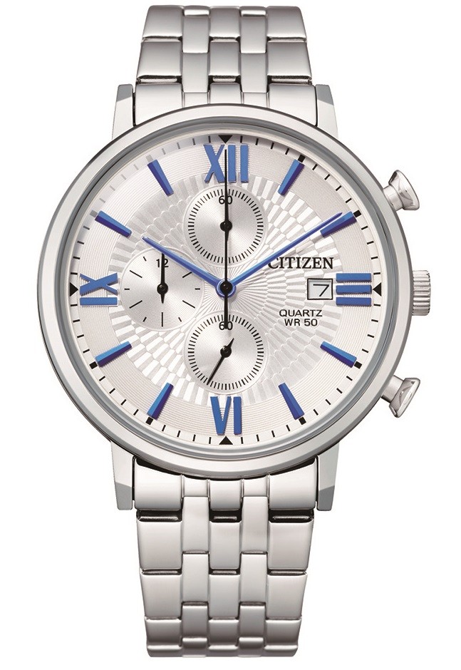 Citizen AN3610-71A นาฬิกาผู้ชาย Chronograph Multi-Dial Quartz Men's Watch