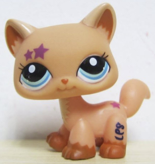 LPS แมวสีส้ม ตาสีฟ้า #2258