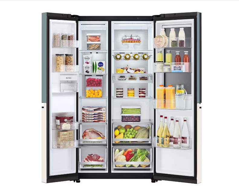 [ผ่อน0%] LG ตู้เย็น Instaview Door-in-Door รุ่น GC-Q257CMFW ขนาด 23.1 คิว ระบบ Smart Inverter Compressor Smart WI-FI (ชลบุรี ส่งฟรี)