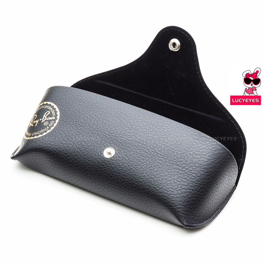 A004 กล่องแว่น RAYBAN แท้ 100% แบบนูนสีดำ