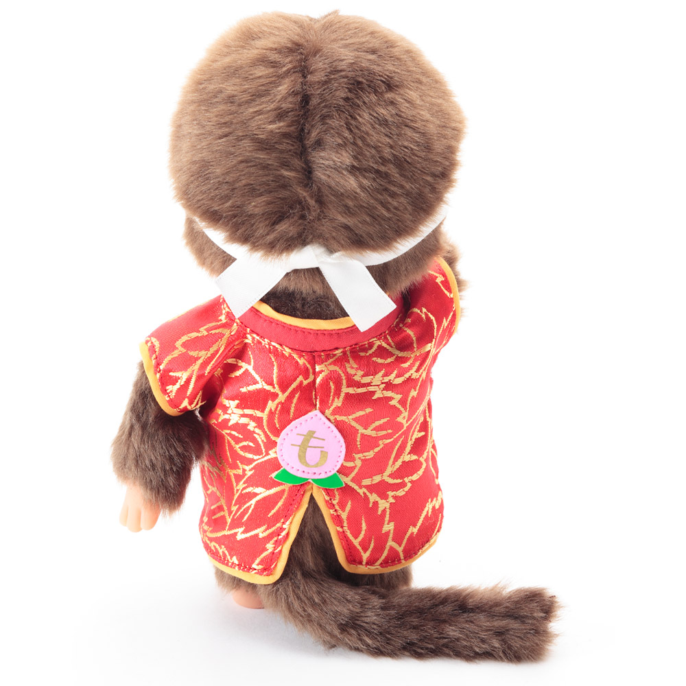 [PRE-ORDER] ตุ๊กตา ม่อนชิชิ โมโมทาโร่ Size S ม่อนชิชิคุง Monchhichi Momotaro 10 x 6 x 20 cm นำเข้าจากญี่ปุ่น オリジナル 昔ばなしモンチッチ 桃太郎 IPM-3-Z-US