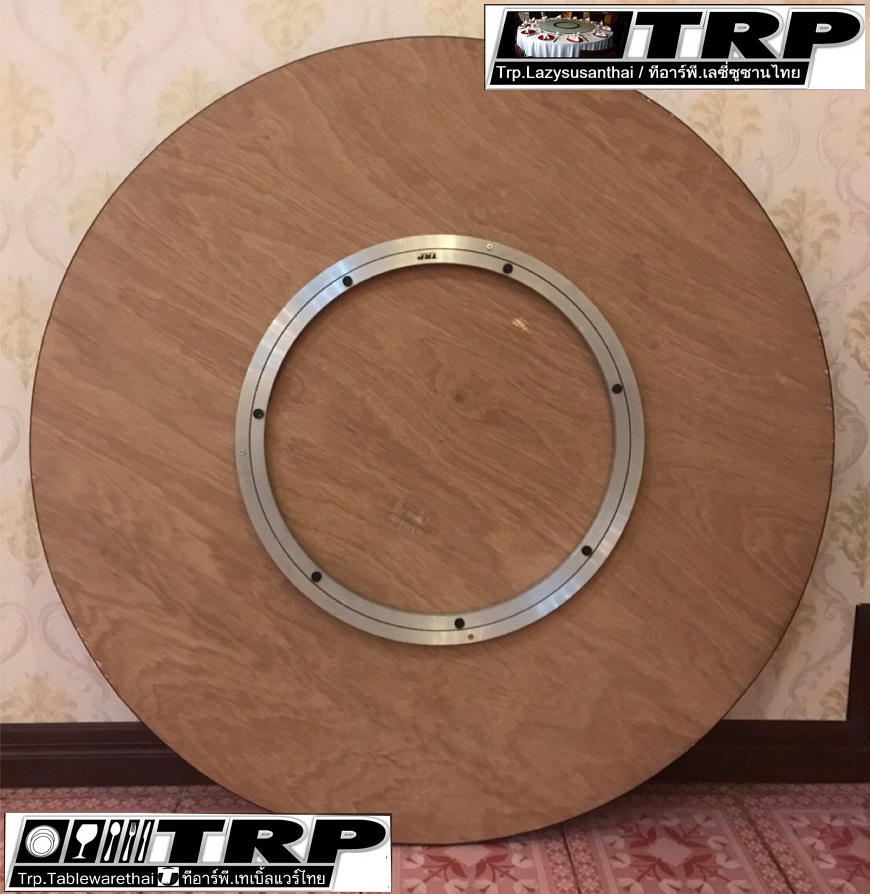 วิธีเลือกขนาด จานหมุนอลูมีเนียม รางหมุน ฐานรองหมุน ตลับลูกปืน (สำหรับวางแผ่นไม้แผ่นหินแผ่นกระกระจกหมุนโต๊ะอาหาร) 懒惰的苏珊 旋转底座 食品转盘