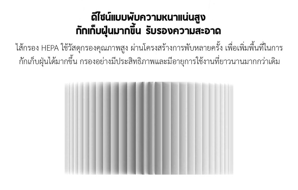 Xiaomi Wireless Mites Vacuum Cleaner Filter - ไส้กรองเครื่องดูดไรฝุ่นไร้สายเสี่ยวหมี่ (2 ชิ้น)