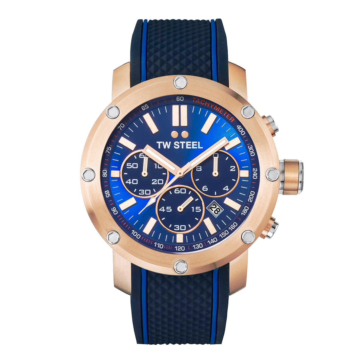 TW Steel TS3 นาฬิกาผู้ชาย Grandeur Tech Cronograph Quartz Men's Watch