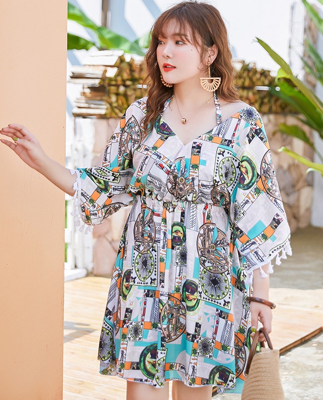 ชุดว่ายน้ำคนอ้วน 5xl พร้อมส่ง :ชุดว่ายน้ำไซส์ใหญ่เที่ยวทะเลสีเขียวแต่งลายกราฟฟิกผูกคอ set 3 ชิ้นมีบรา กางเกงขาสั้นและชุดคลุมแบบสวย น่ารักมากๆจ้า:บรารอบอก36-44นิ้ว เอว30-40นิ้ว สะโพก36-46นิ้ว เสื้อคลุมรอบอกกว้าง44นิ้ว