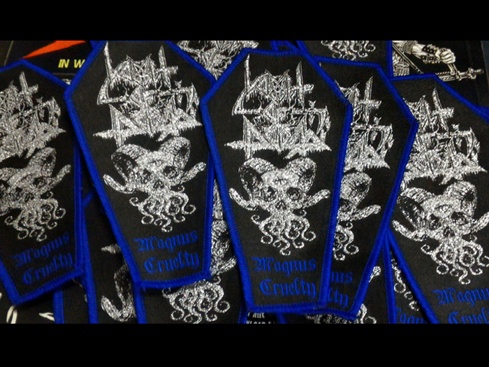 VOMIT OF DOOM'Magnus Cruelty' Woven Patch.