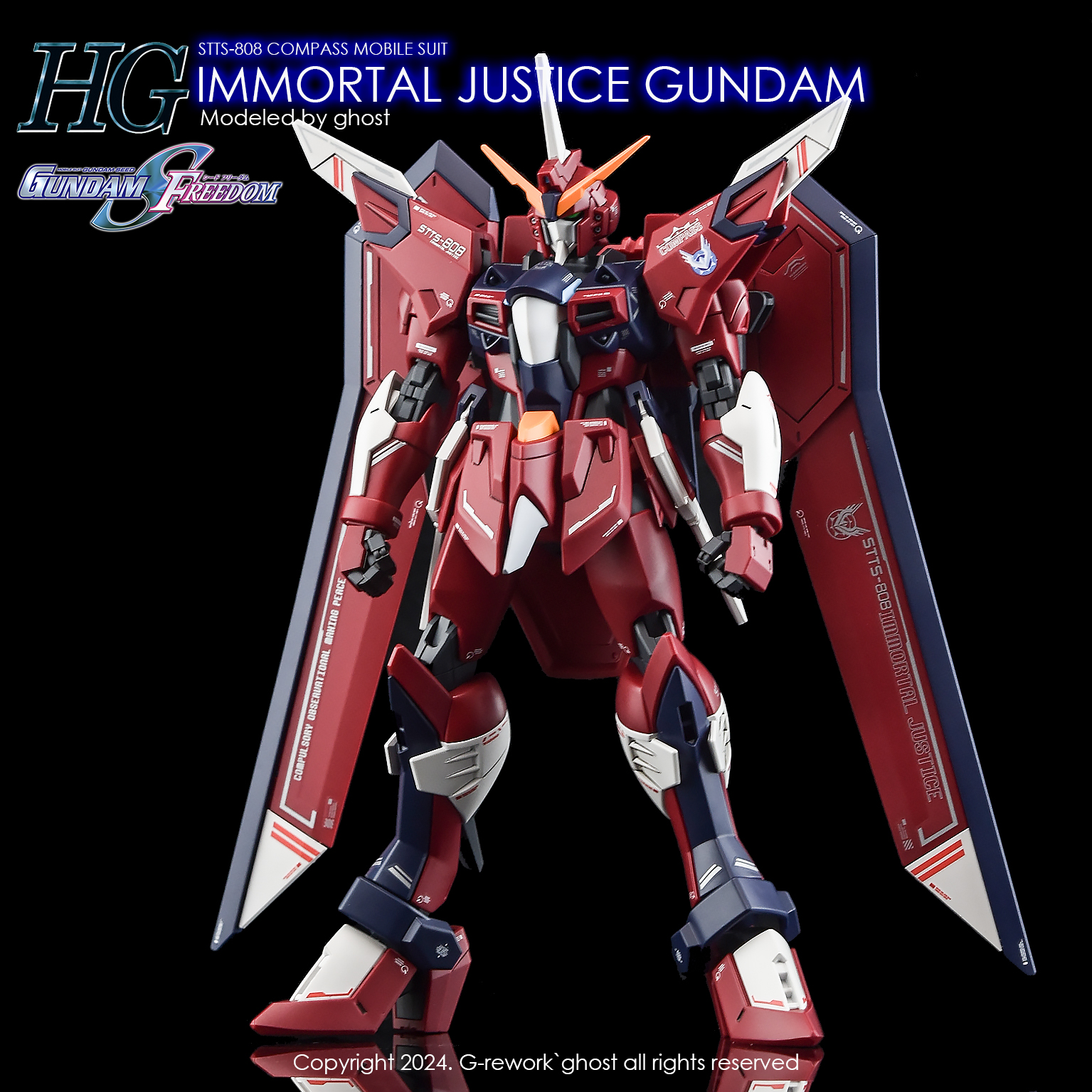 G-REWORK CUSTOM DECAL HG IMMORTAL JUSTICE GUNDAM