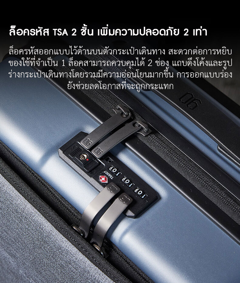 Xiaomi 90GO Passport 20" Suitcase - กระเป๋าเดินทางรุ่นพาสปอร์ต ขนาด 20 นิ้ว