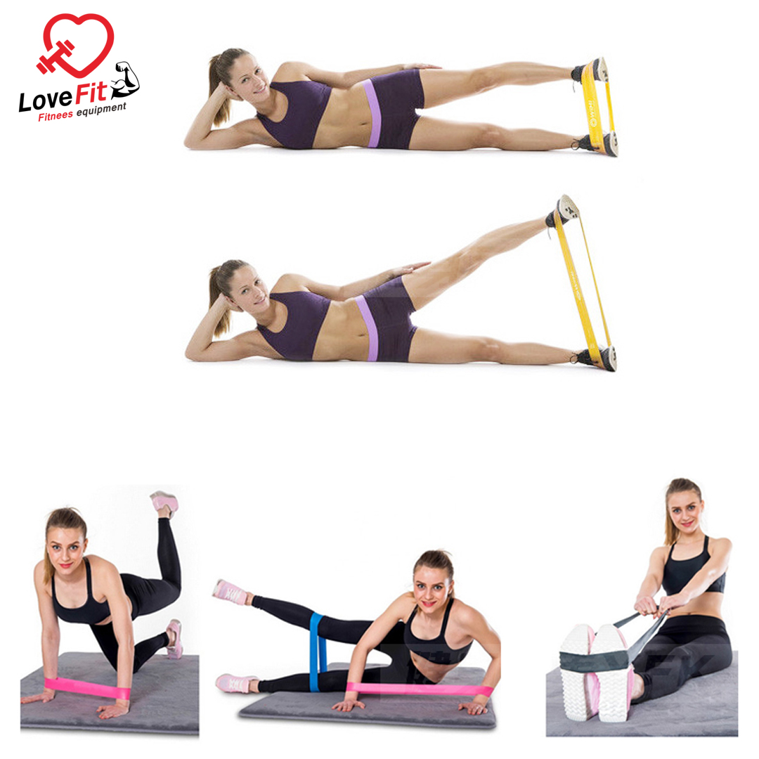 ยางยืดออกกำลังกาย Resistance Band ยางต้านกล้ามเนื้อเล่นได้ทั้งชายและหญิง