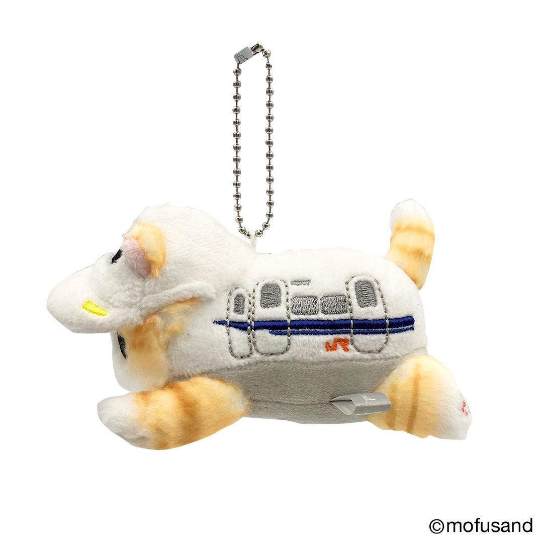 [PRE-ORDER] พวงกุญแจ แมวโมฟุ ชินคันเซน Mofusand - Tokaido Shinkansen นำเข้าจากญี่ปุ่น โมฟุซาน mofu mofusand×東海道新幹線 マスコット幹線 ぬいぐるみ