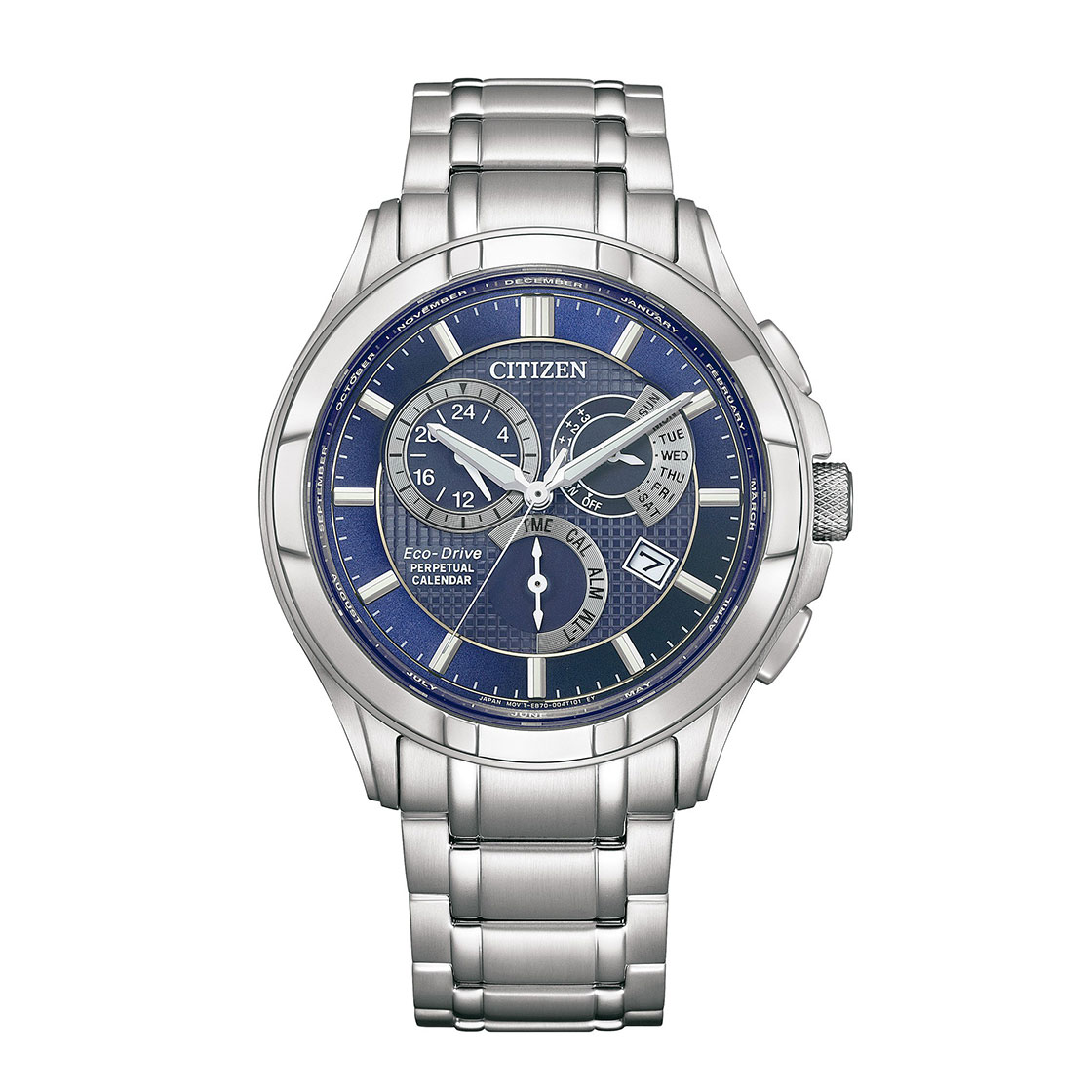 Citizen BL8160-58L นาฬิกาผู้ชาย Perpetual Calendar Eco-Drive Men's Watch