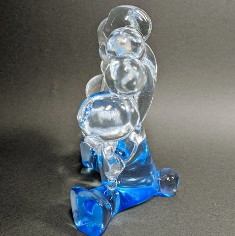 [PRE-ORDER] ฟิกเกอร์ สีใส น้ำเงิน MYAKU-MYAKU Clear Figure Blue งาน Osaka Expo 2025 นำเข้าจากญี่ปุ่น EXPO2025 ミャクミャク クリアフィギュア ブルー