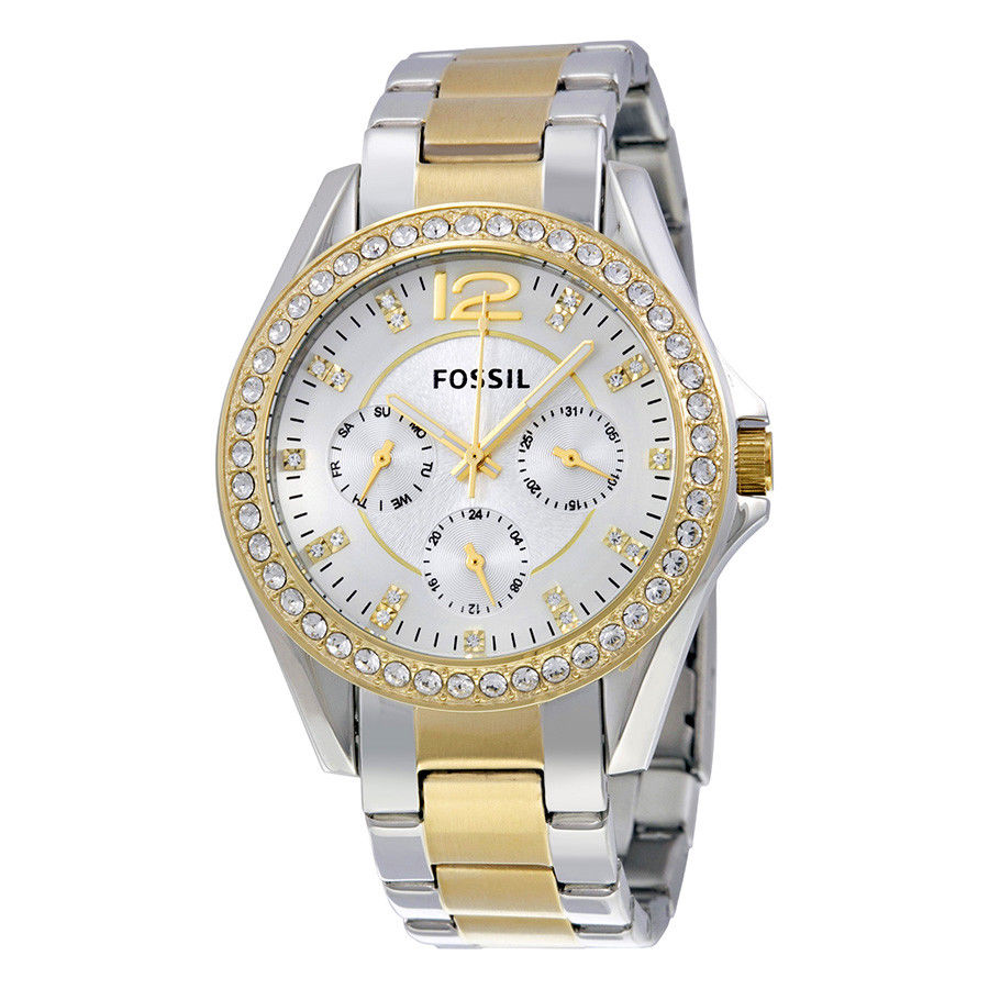 Fossil ES3204 นาฬิกาผู้หญิง Fossil รุ่น ES3204, Riley Multifunction Women's Watch