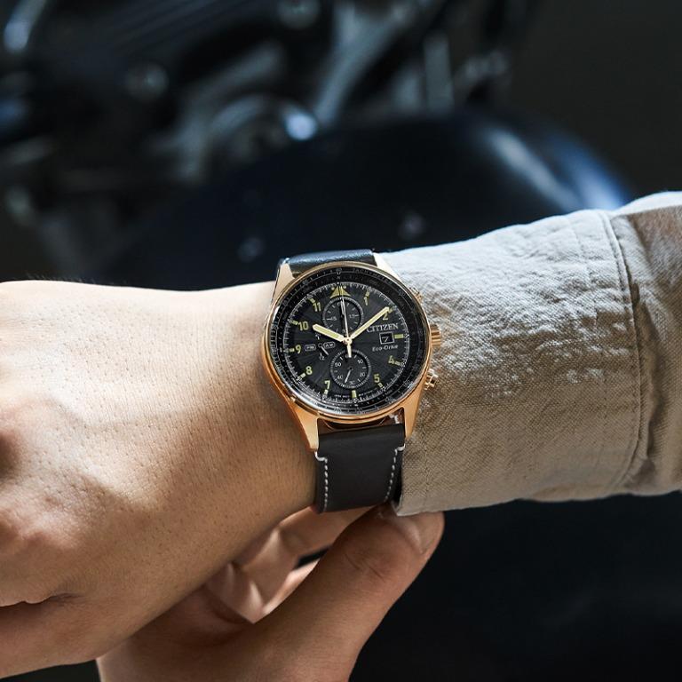 Citizen CA0773-15E นาฬิกาผู้ชาย Eco-Drive Chronograph Men's Watch