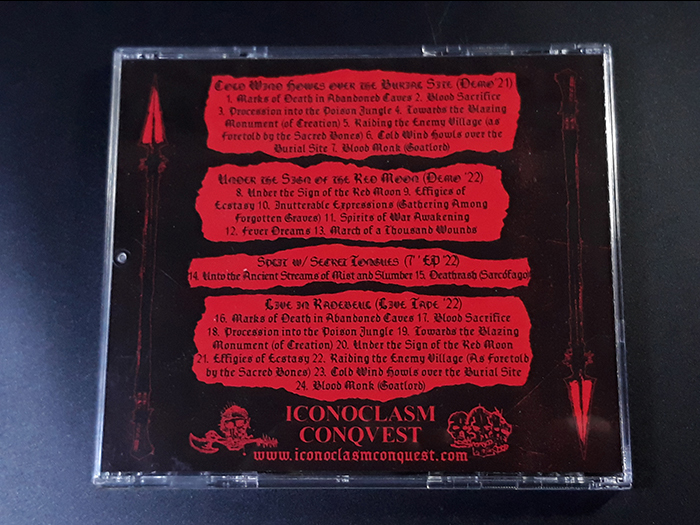 PREHISTORIC WAR CULT'Under the Sign of the Red Moon' CD