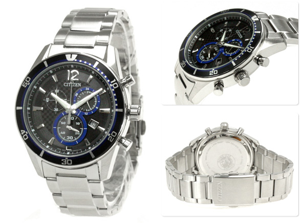 Citizen VO10-6741F นาฬิกาผู้ชาย Alterna Eco-Drive Chronograph Japan Made Men's Watch