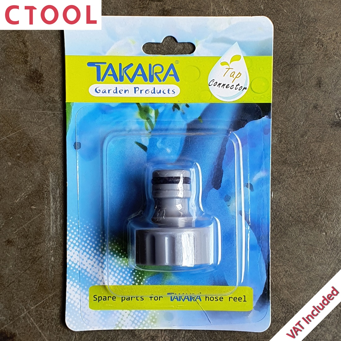 ข้อต่อ ก๊อกสนาม 3/4" คอปเปอร์ Takara ของแท้ - Authentic Tap Connector - ซีทูล Ctoolhardare
