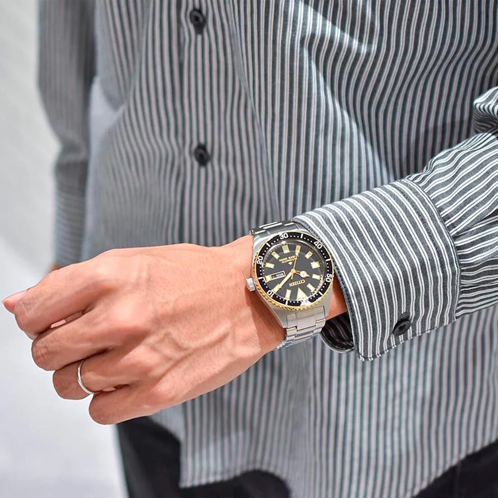 Citizen NY0125-83E นาฬิกาผู้ชาย Promaster Marine Automatic Men's Watch