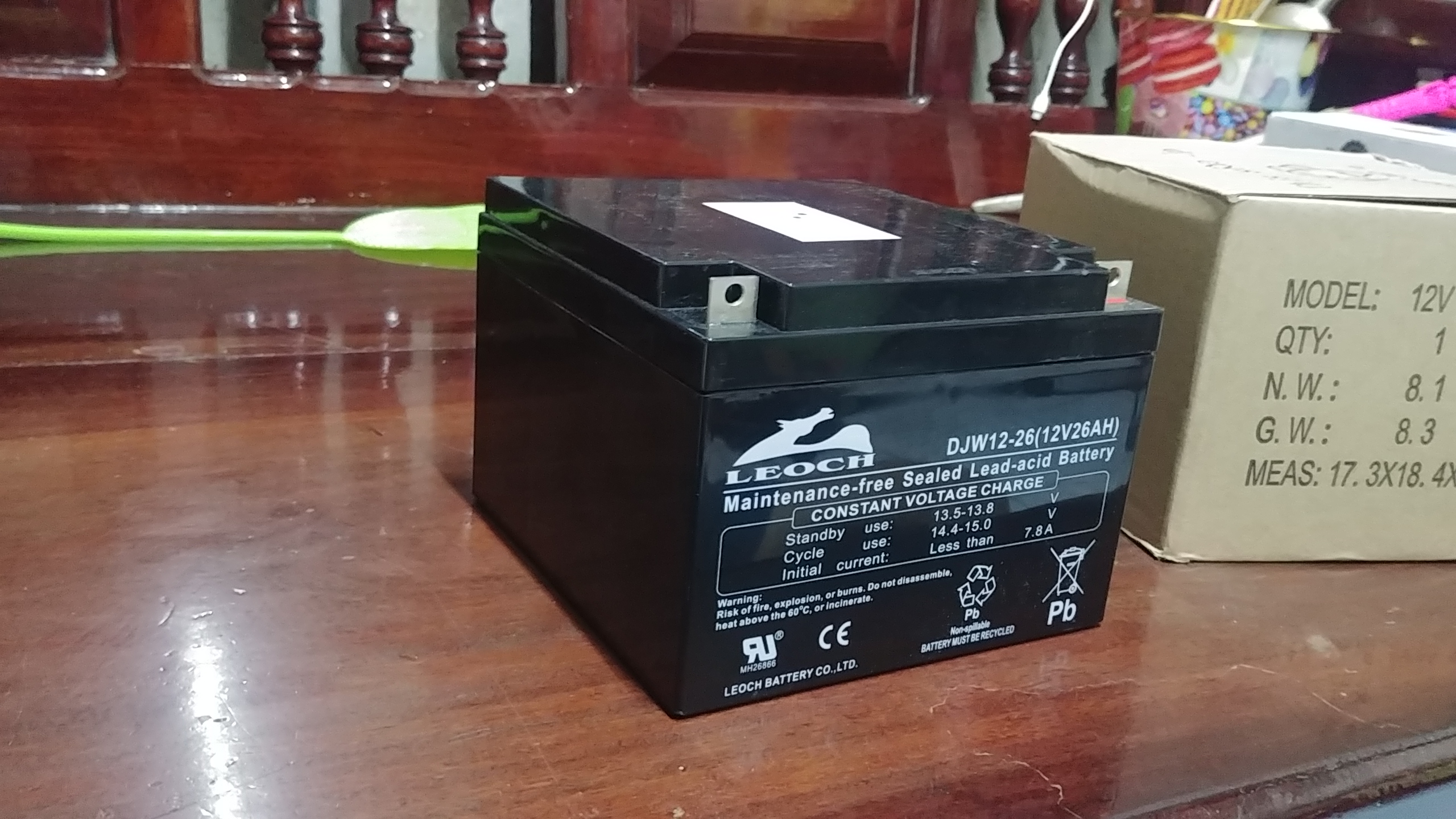 12V 26AH LEOCH