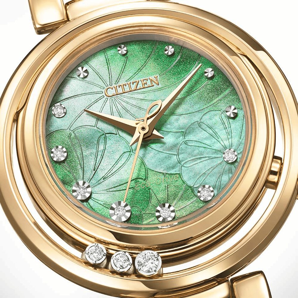 Citizen EM1113-82Y นาฬิกาผู้หญิง Eco-Drive Citizen L Diamond Women's Watch