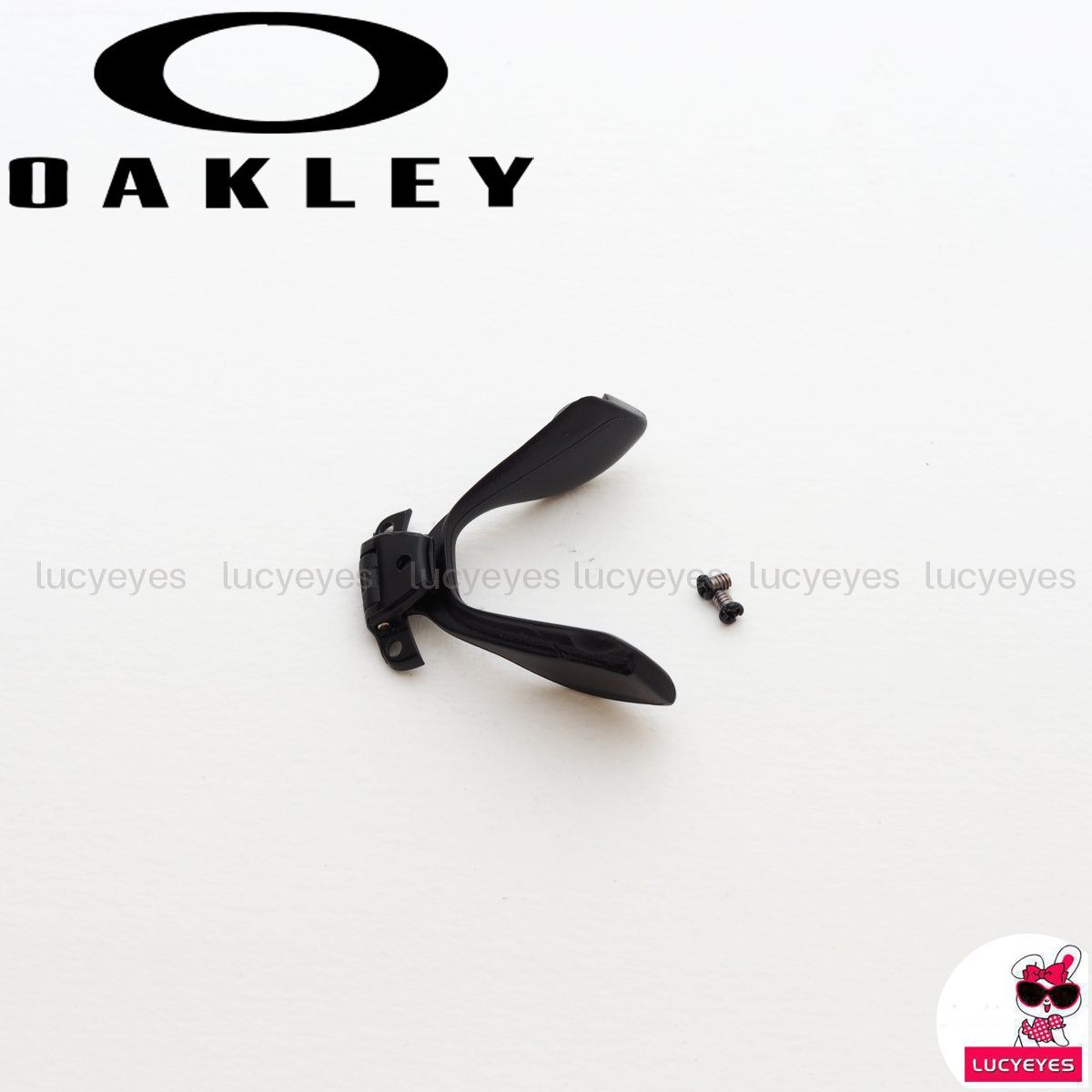 แป้นจมูกแว่น OAKLEY OX3220, CROSSLINK FLOAT EX, OX3128, CROSSLINK SWITCH สีดำ+น๊อต