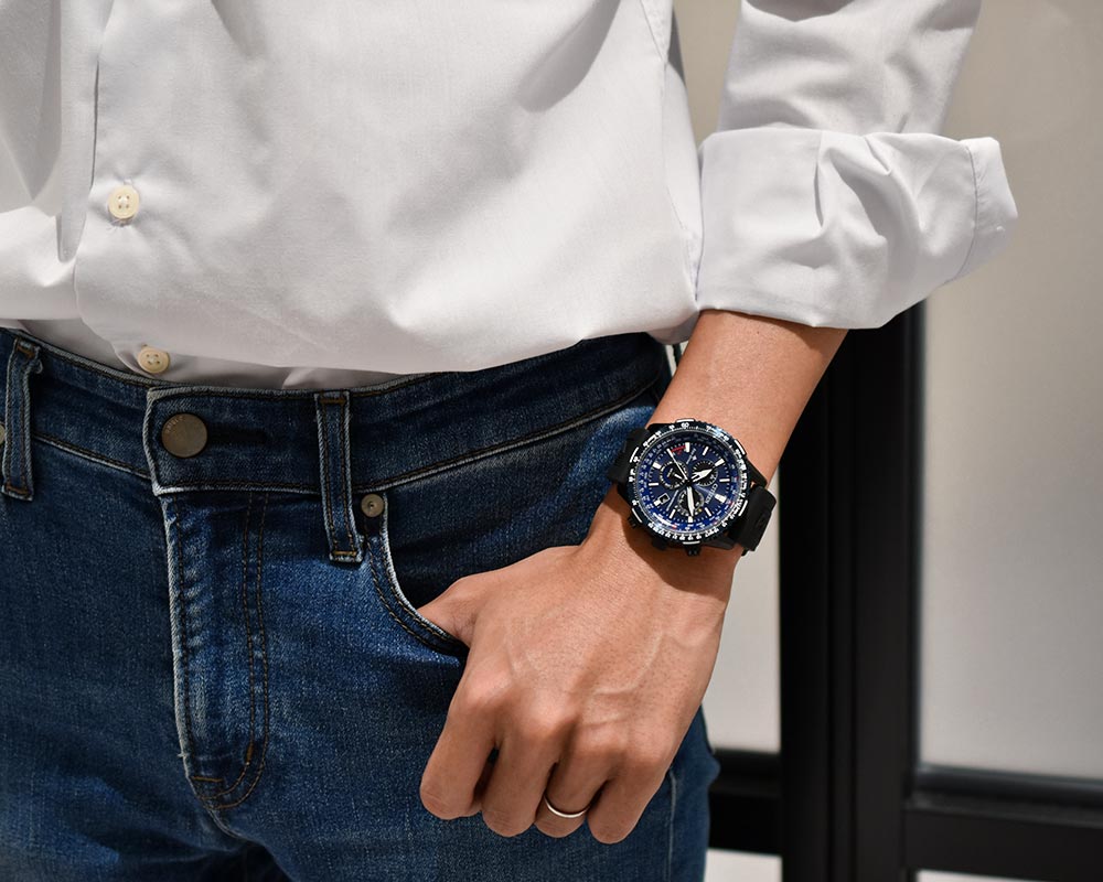 Citizen CB5006-02L นาฬิกาผู้ชาย Promaster Radio-Controlled Eco-Drive Men's Watch