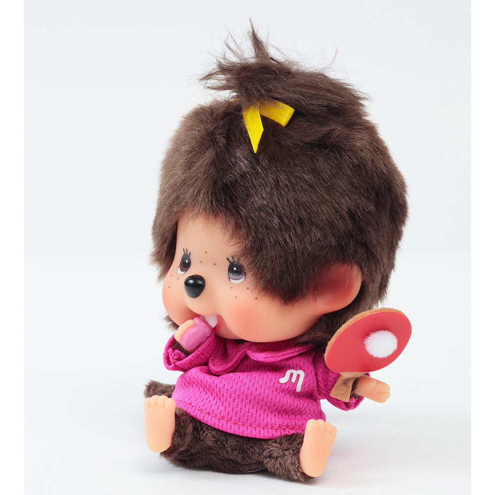 [PRE-ORDER] ตุ๊กตา ม่อนชิชิ นักปิงปอง Size 14 cm ม่อนชิชิจัง Monchhichi Let's Sports Table Tennis Girls นำเข้าจากญี่ปุ่น レッツ！スポーツモンチッチ 卓球 女の子