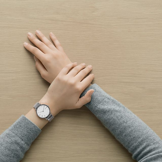 Skagen SKW2712 นาฬิกาผู้หญิง Skagen รุ่น SKW2712, Hald Silk-Mesh Quartz Women's Watch