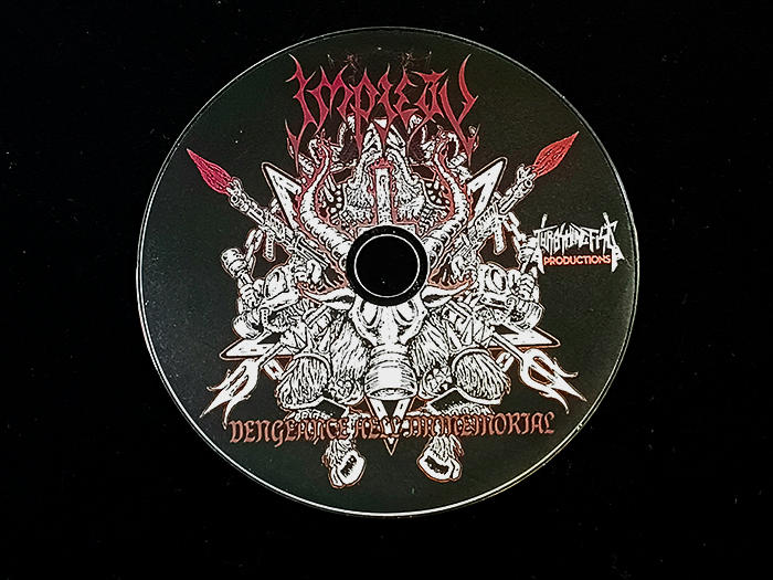IMPIETY 'Vengeance Hell Immemorial' CD