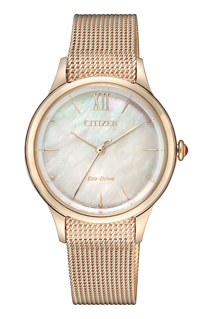 Citizen EM0813-86Y นาฬิกาผู้หญิง Citizen L Eco-Drive Mother of Pearl Women's Watch